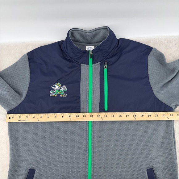 Rivalry Threads Notre Dame Fighting Irish Fleece Jacket Men's L College Gear - Picture 6 of 10